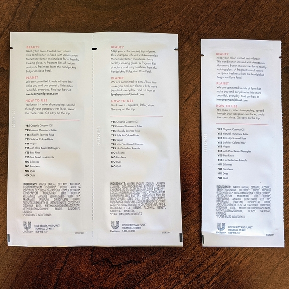 FREE W/ Love Beauty & Planet Shampoo & Conditioner - Picture 2 of 2